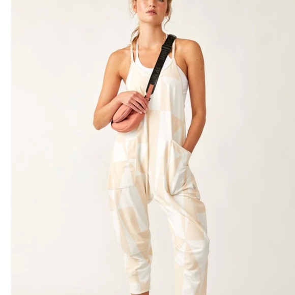 free people movement Pants - HOT SHOT ONESIE - INCLINE BAMBOO | ULTRA SOFT RACERBACK JUMPSUIT SIZE Small